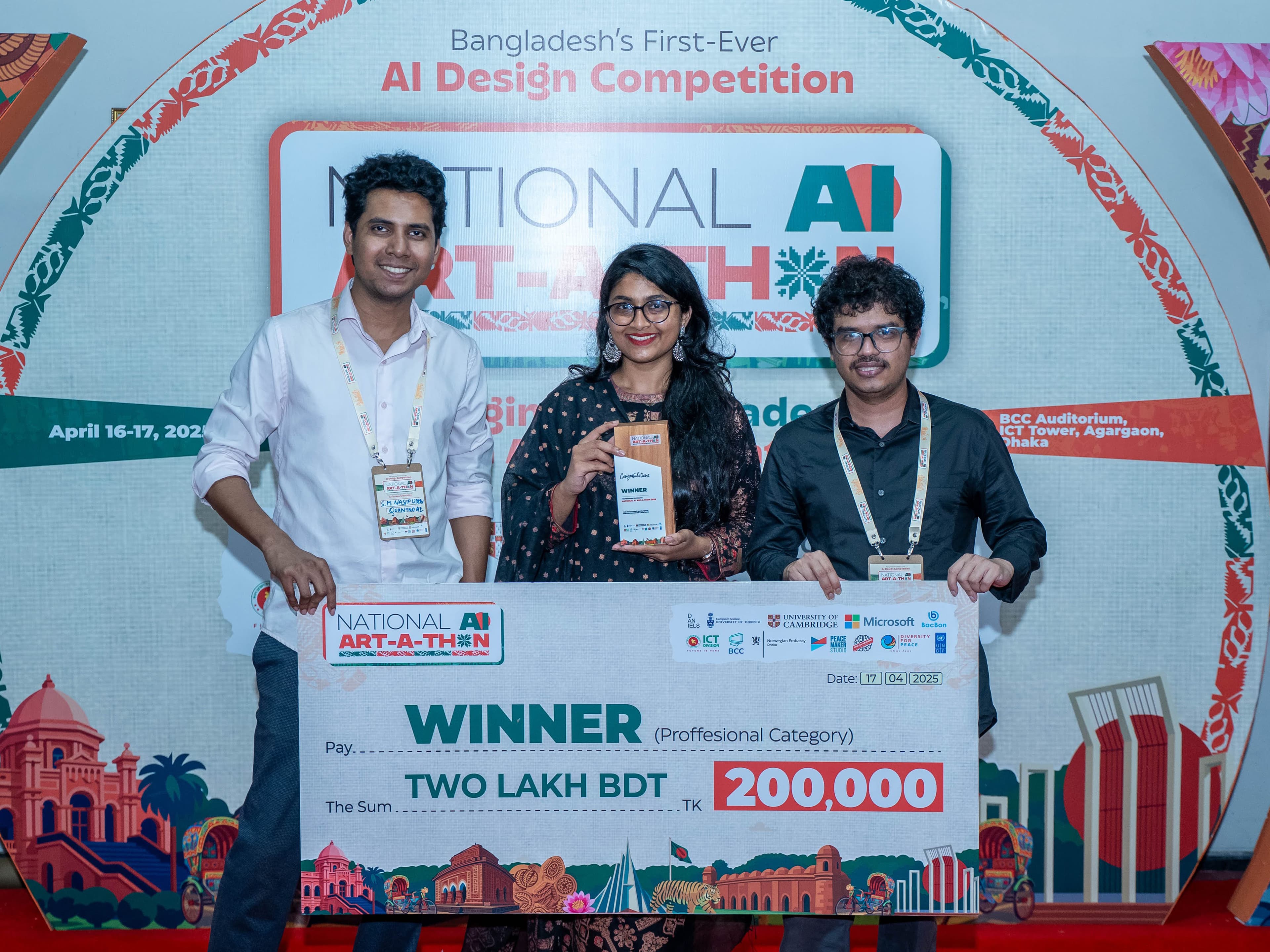 Champion - National AI Art-a-thon 2025